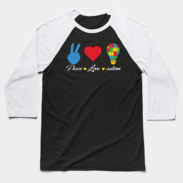 Heart Puzzle Autism Awareness Gift for Birthday, Mother's Day, Thanksgiving, Christmas Baseball T-Shirt by skstring